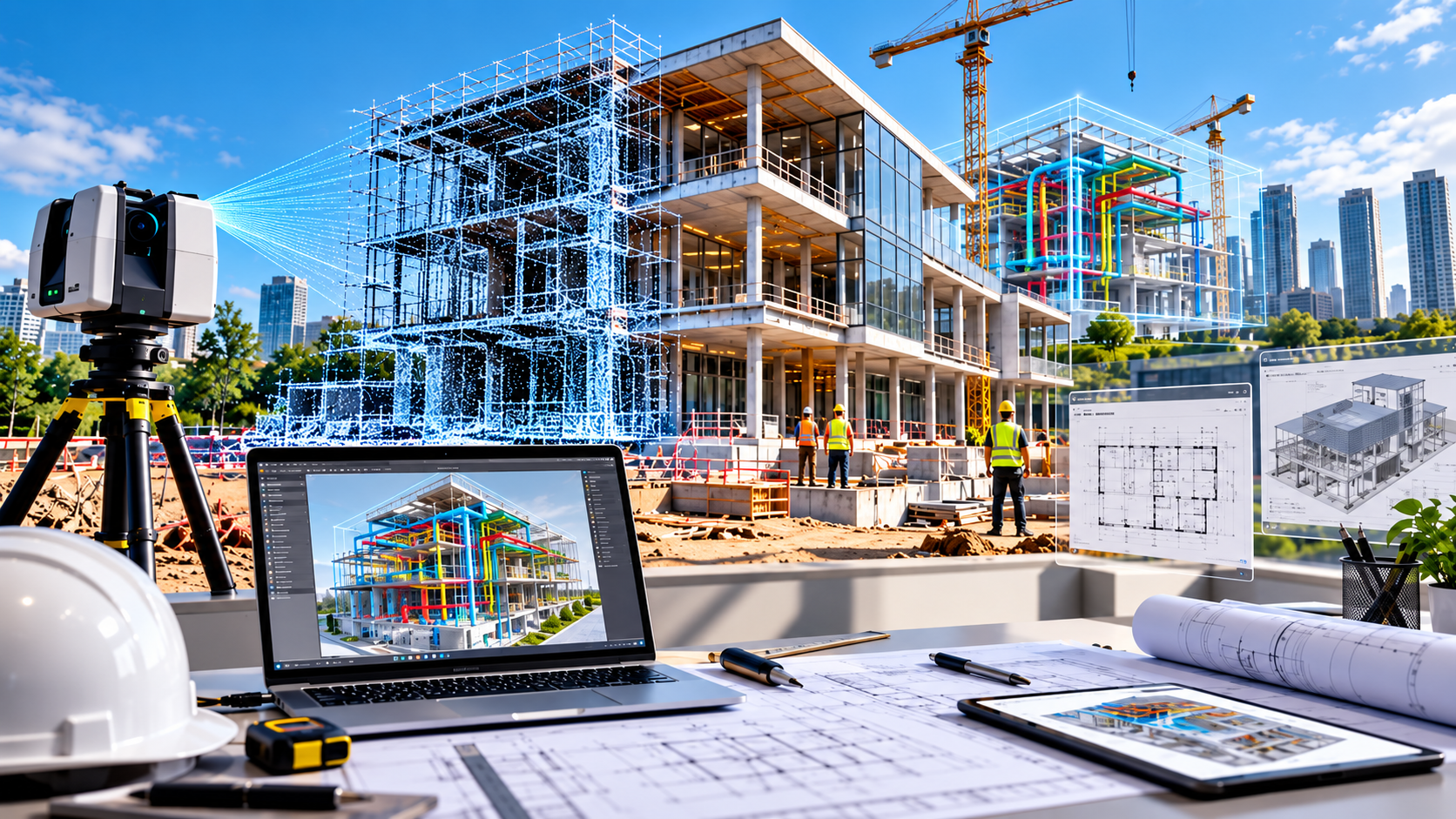 Reality capture and digital modelling workflow