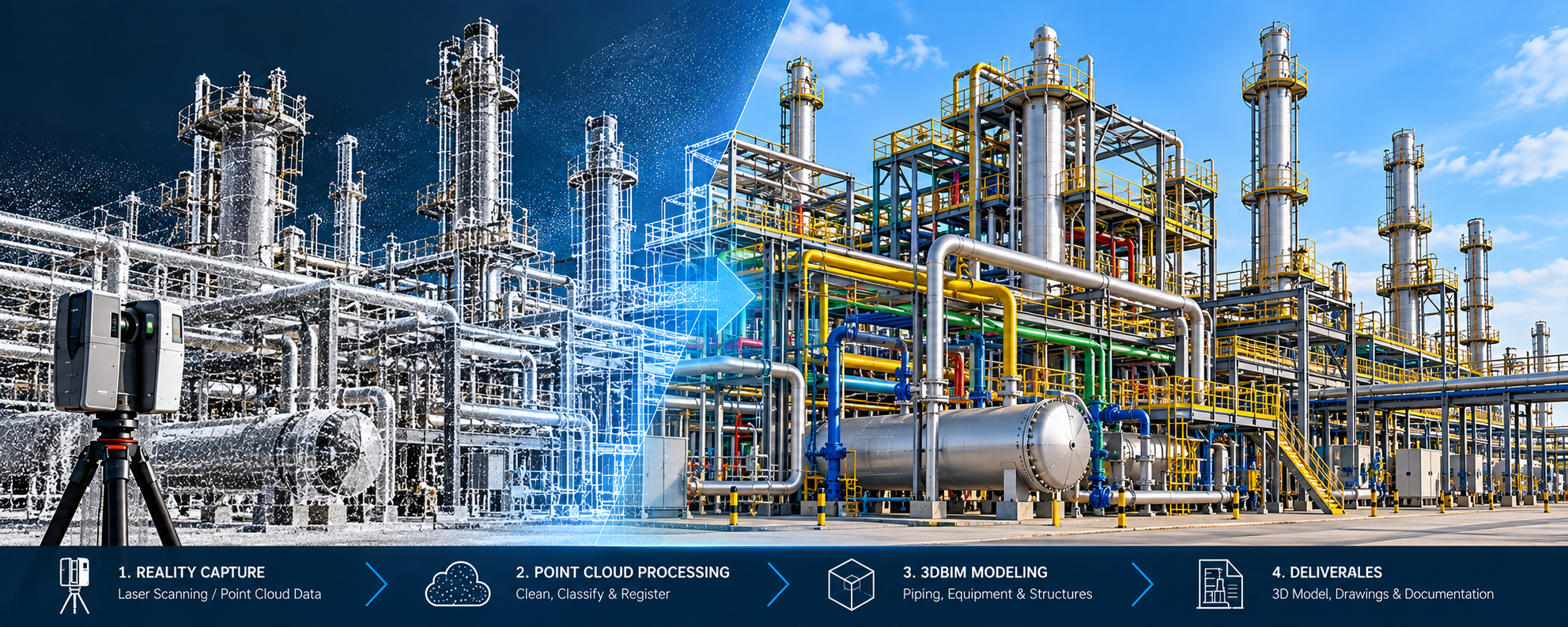 Scan to CAD technical drawing workflow